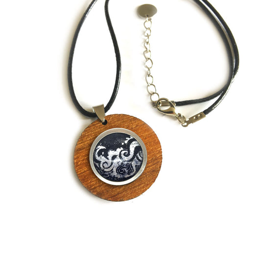 Collier personnalisable moyen format pour cabochon 25 ou 18mm