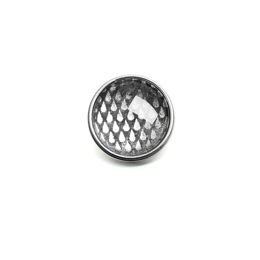 Bouton - cabochon pour bijoux personnalisables avec le thème voie lactée or