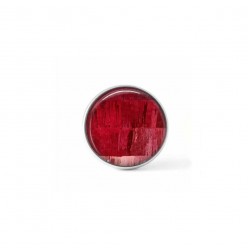 Bouton cabochon clipsable pour bijoux interchangeables : Abstrait Ficeles rouges