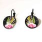 Boucles d'oreilles Boho floral fleur de rose