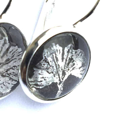 Ginkgo Leaves Stirling Silver