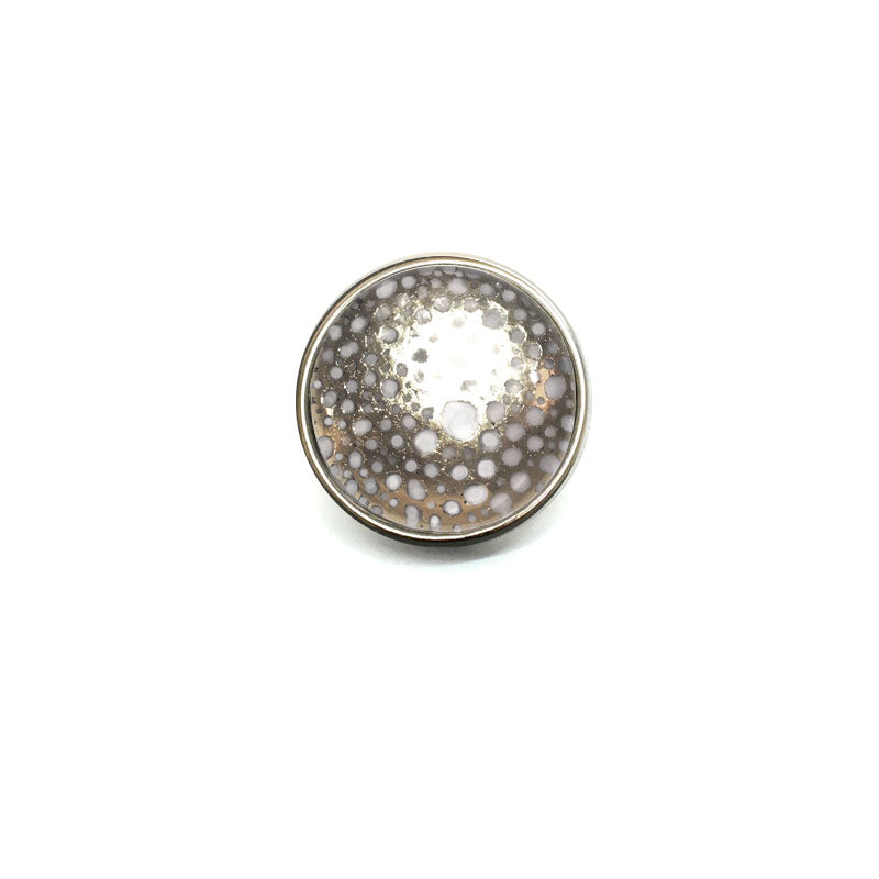 Bouton / cabochon pour bijoux personnalisables points argent