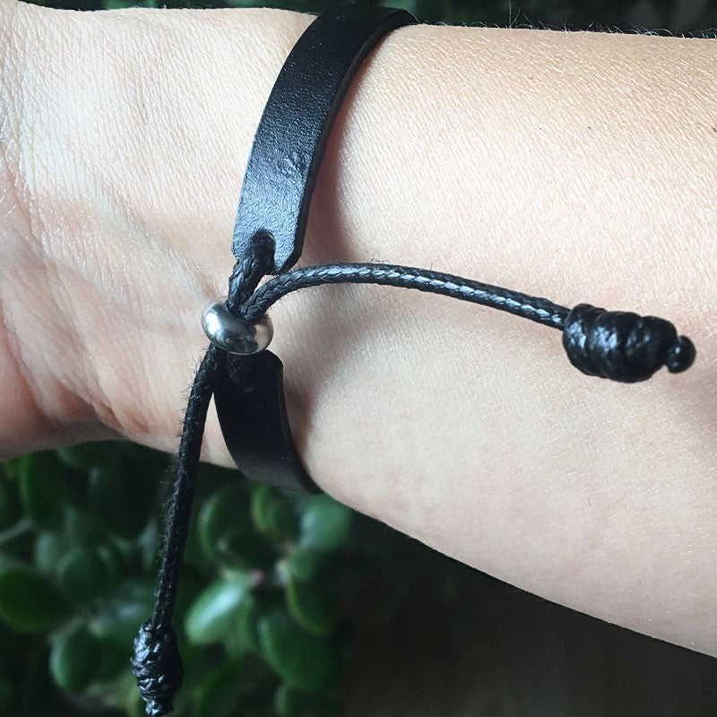 Pack de démarrage bracelet fin en cuir Agapanthe